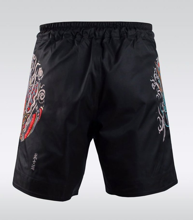 GROUNDGAME BUSHIDO 3 MMA FIGHTSHORTS - BLACK